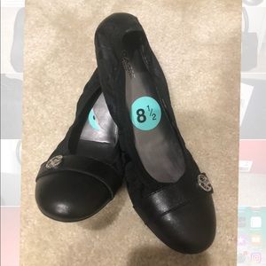 NWT- Coach Black Flats